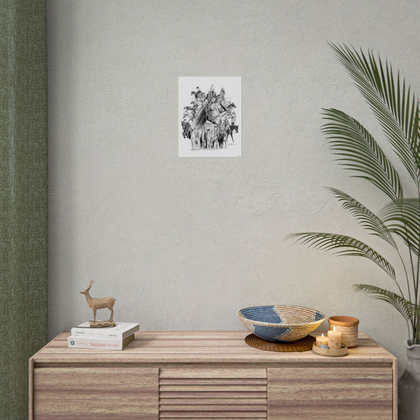 Quater Horse Collage, Custom Print