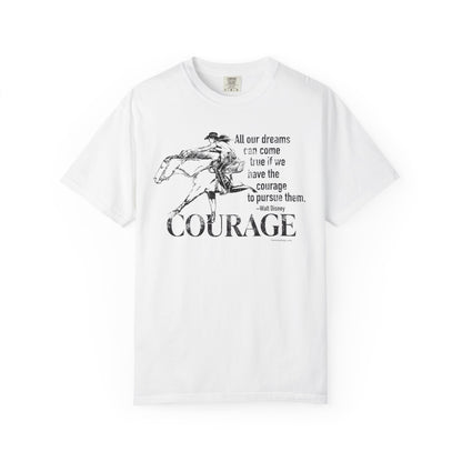 Courage Barrel Racing Garment-Dyed T-shirt