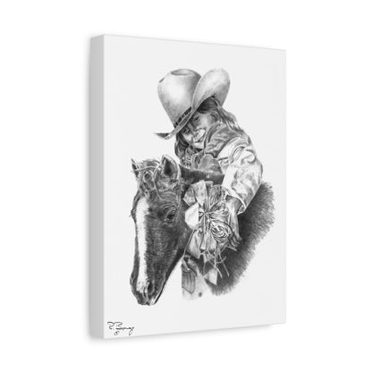 Christmas Pony Canvas