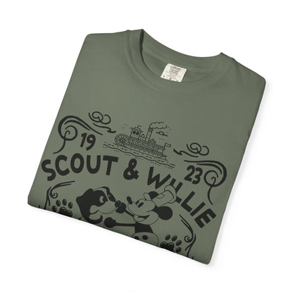 Vintage Scout and Steamboat Willie T-Shirt