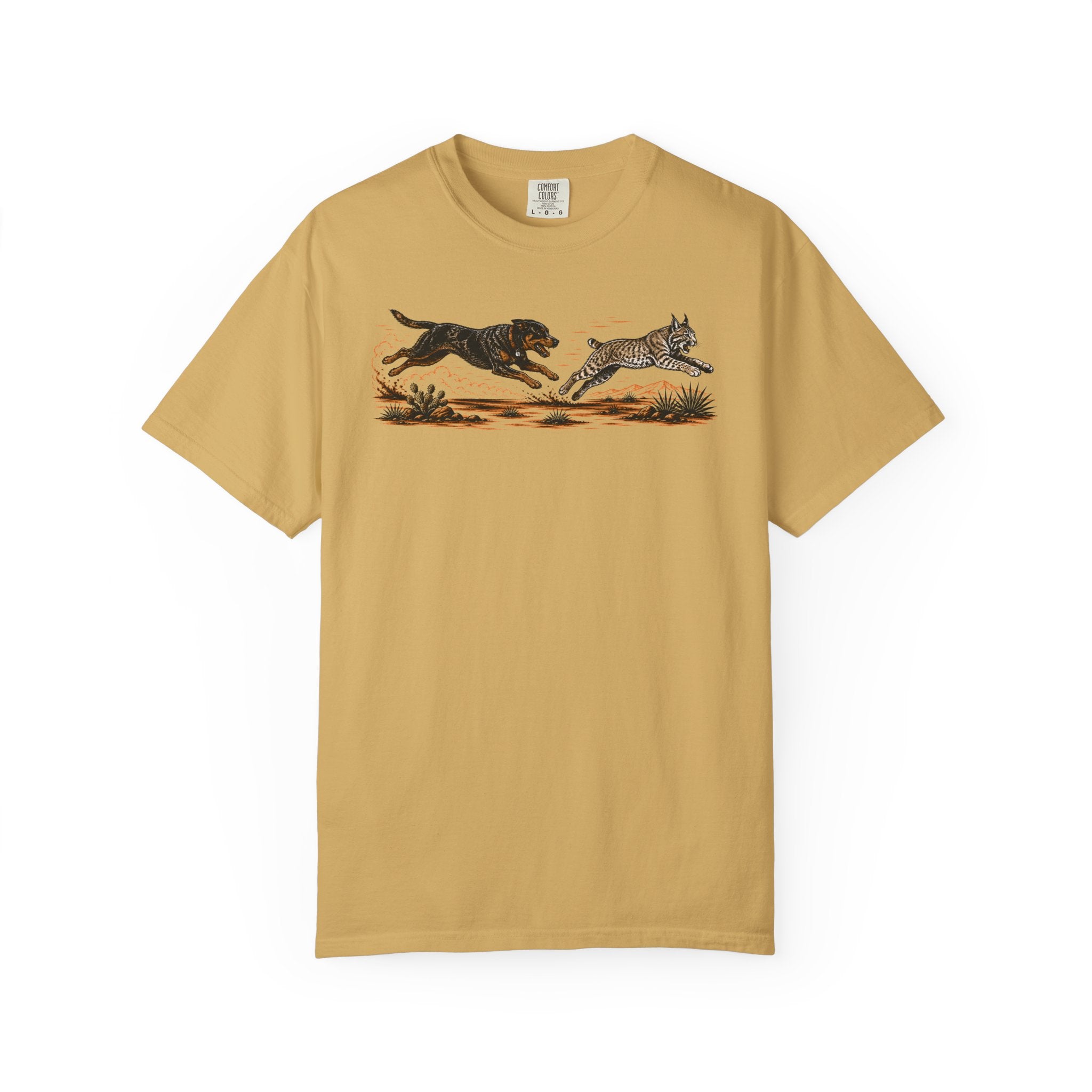Cur with Bobcat T-Shirt