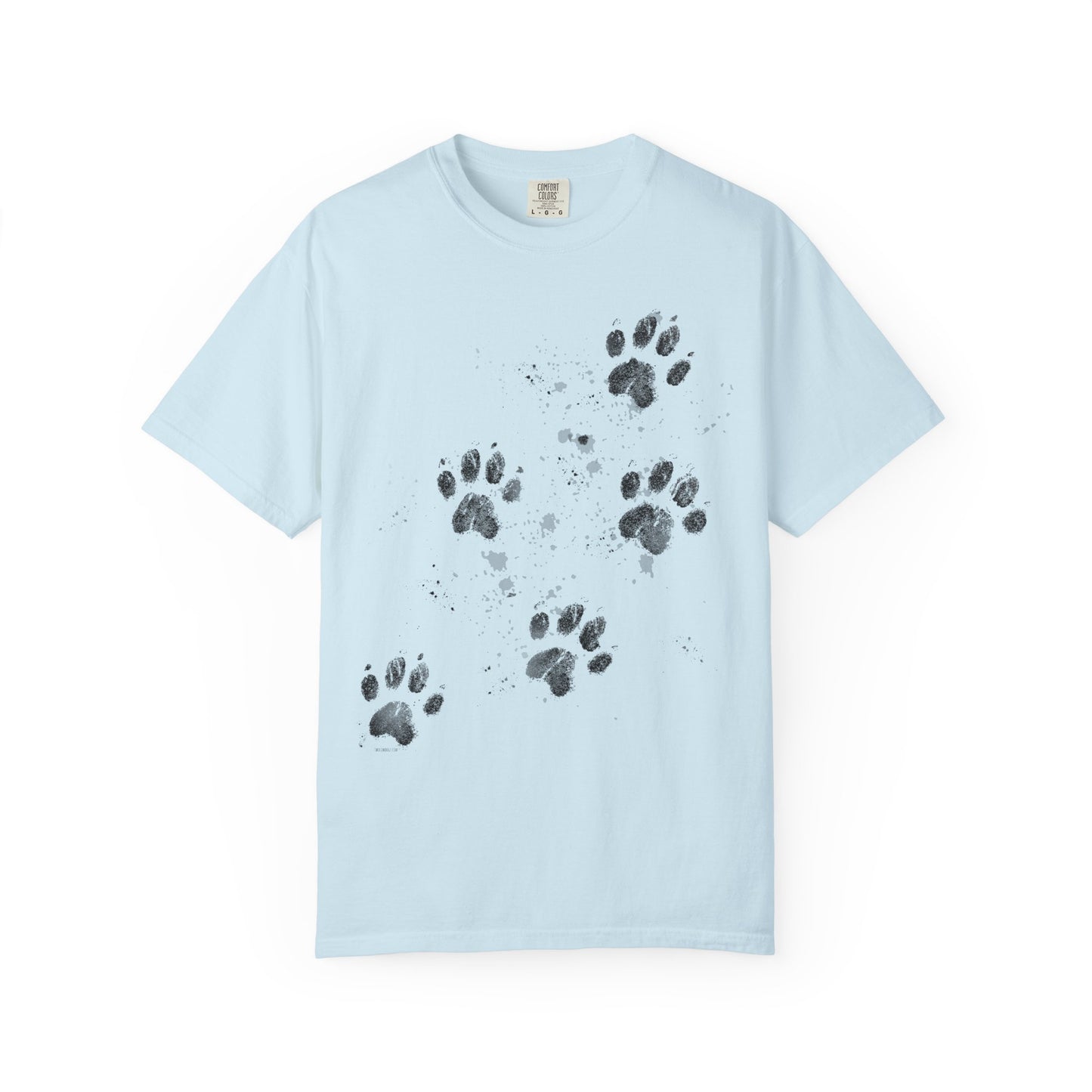Dog Tracks T-Shirt - Unisex Garment-Dyed