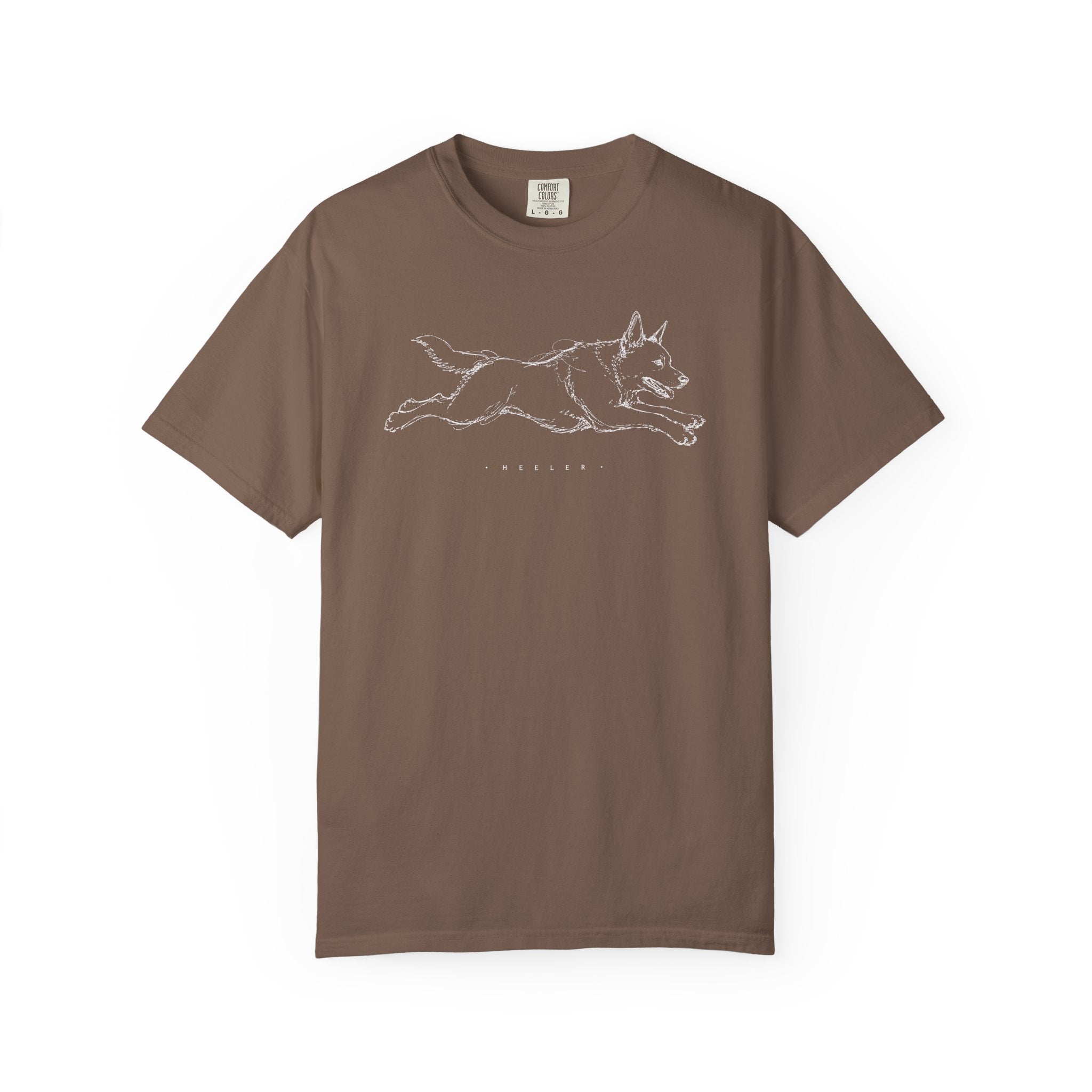 Heeler Line Art T-Shirt