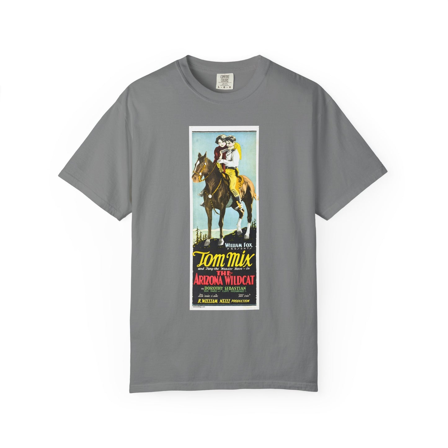 Tom Mix Unisex T-shirt, The Arizona Wildcat Design