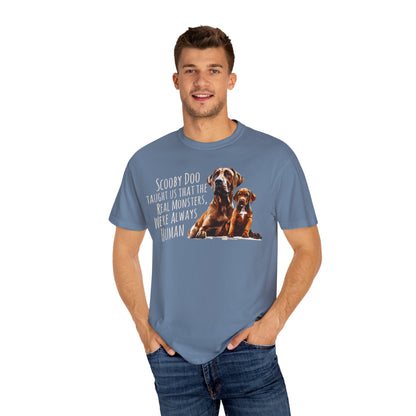 Scooby Scrappy Unisex Garment-Dyed T-shirt