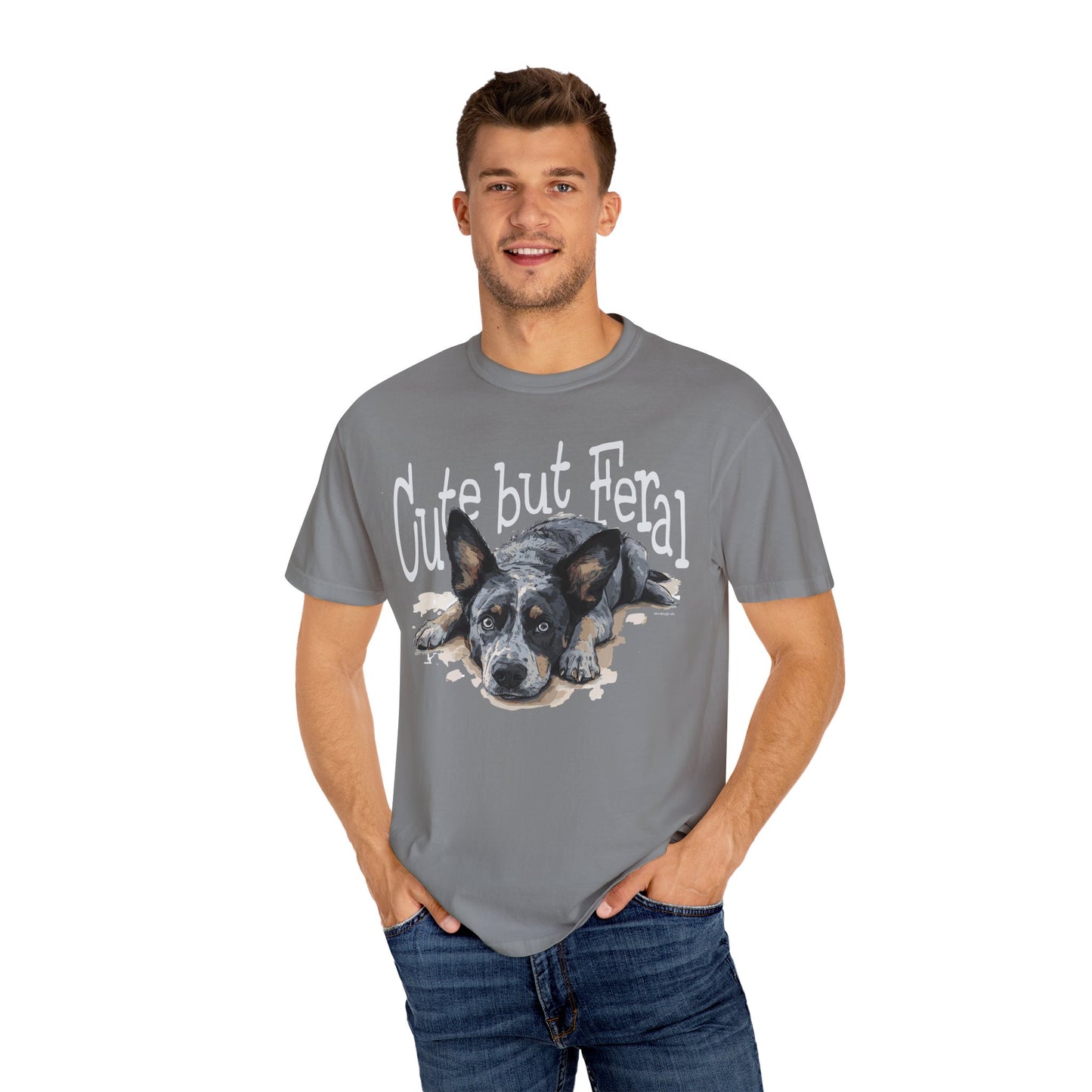 Cute but Feral, Dog Heeler T-shirt