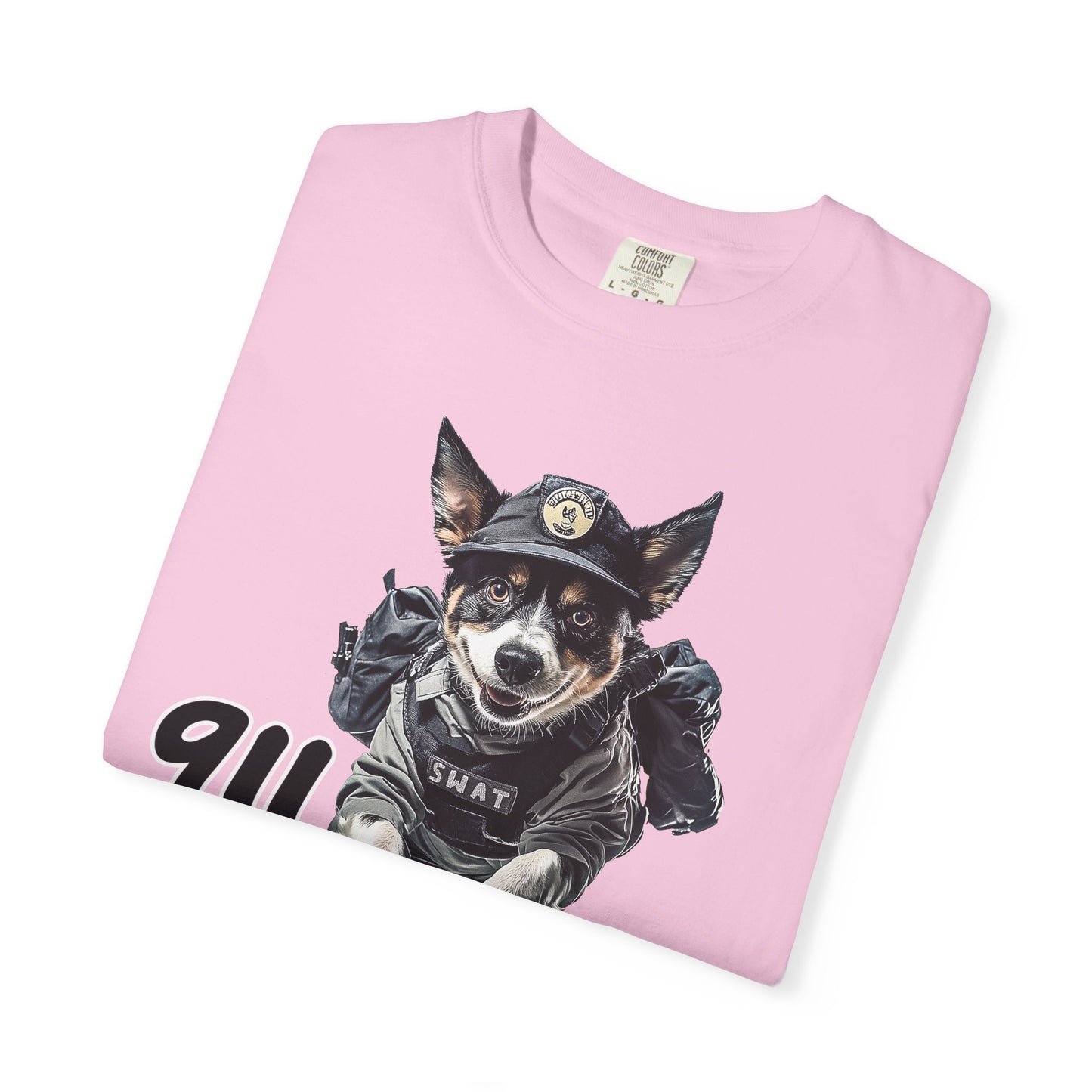 Heeler 911 Unisex T-shirt - Police Dog Design
