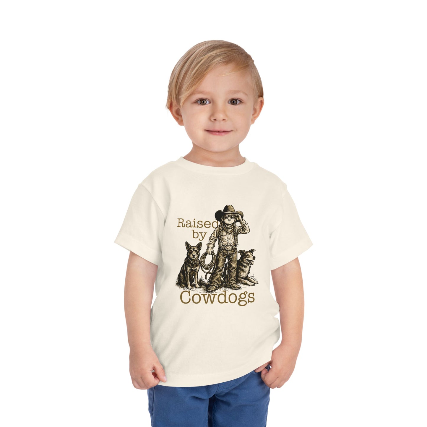Raised by Cowdogs Girl Toddler TShirt