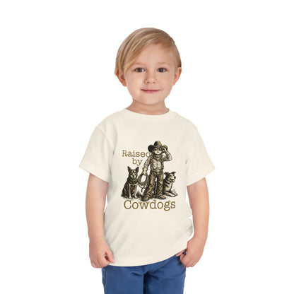 Raised by Cowdogs Girl Toddler TShirt
