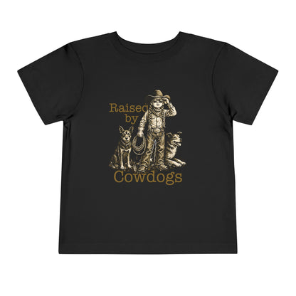 Raised by Cowdogs Girl Toddler TShirt