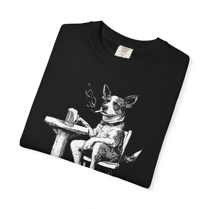 Dog Drinking Beer T-Shirt for Dog Lovers