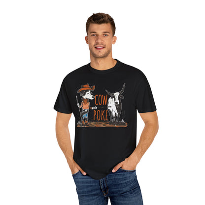 Cow Poke T-Shirt - Unisex Garment-Dyed