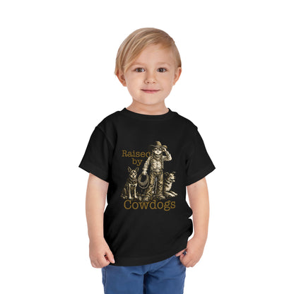 Raised by Cowdogs Girl Toddler TShirt