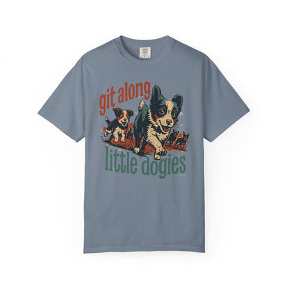 Git Along Little Dogies – Cowdog Pup TShirt