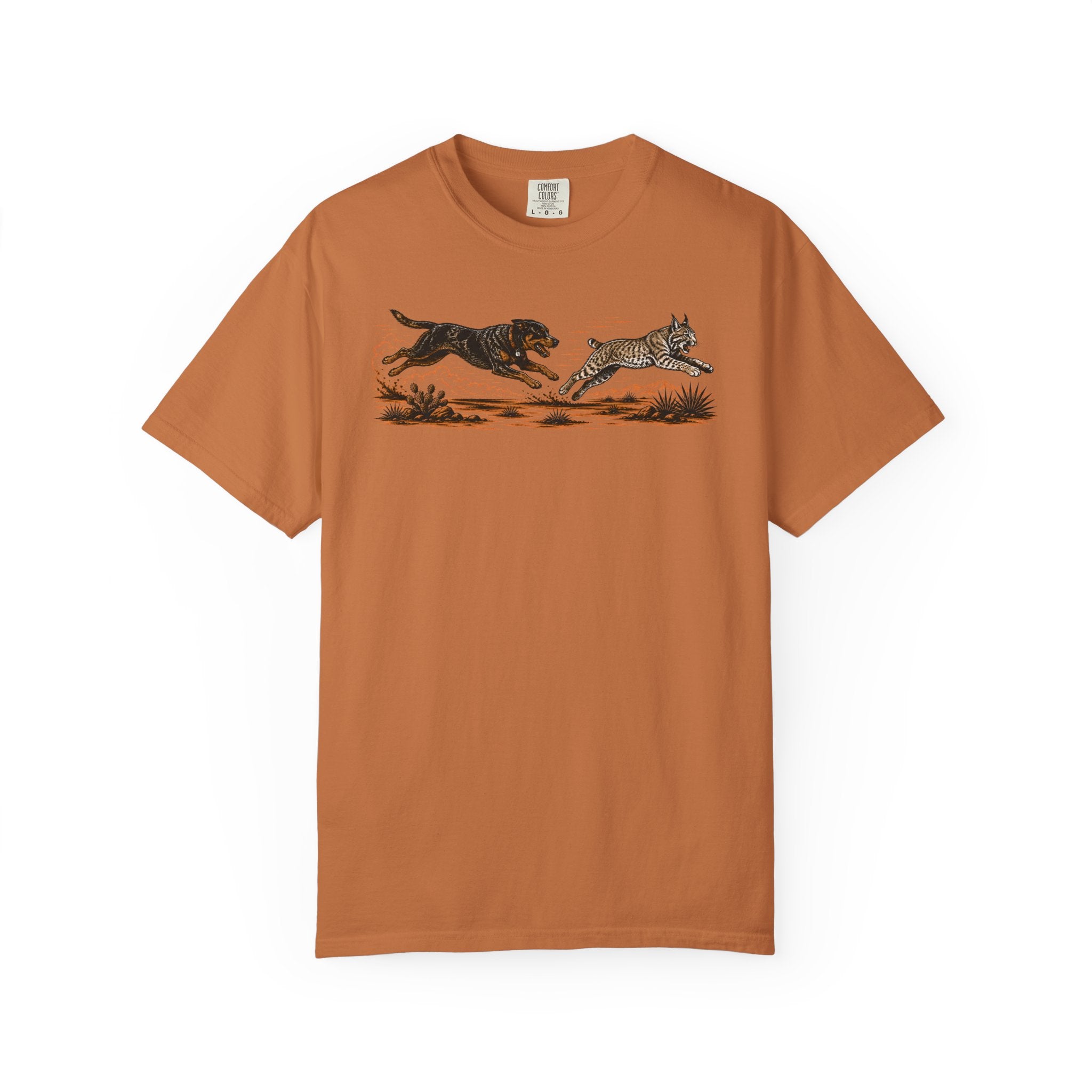 Cur with Bobcat T-Shirt