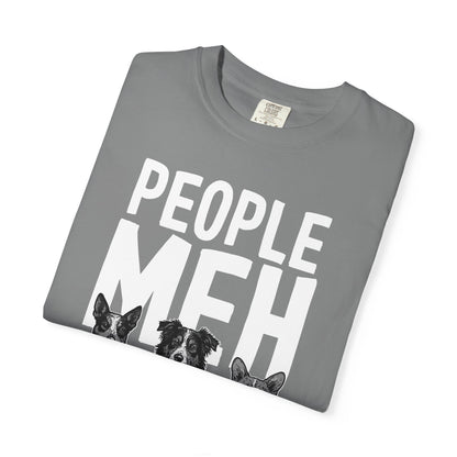 People? Meh T-shirt | Cowdog Illustration, Dog Lover Tee