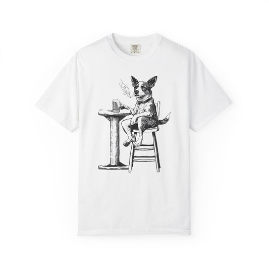 Dog Drinking Beer T-Shirt for Dog Lovers