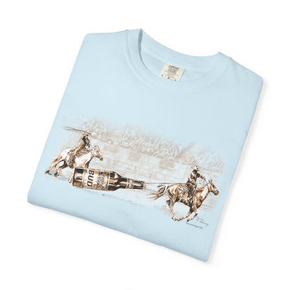 Team Ropers Roping Bottle Unisex T-shirt - Original Art Design