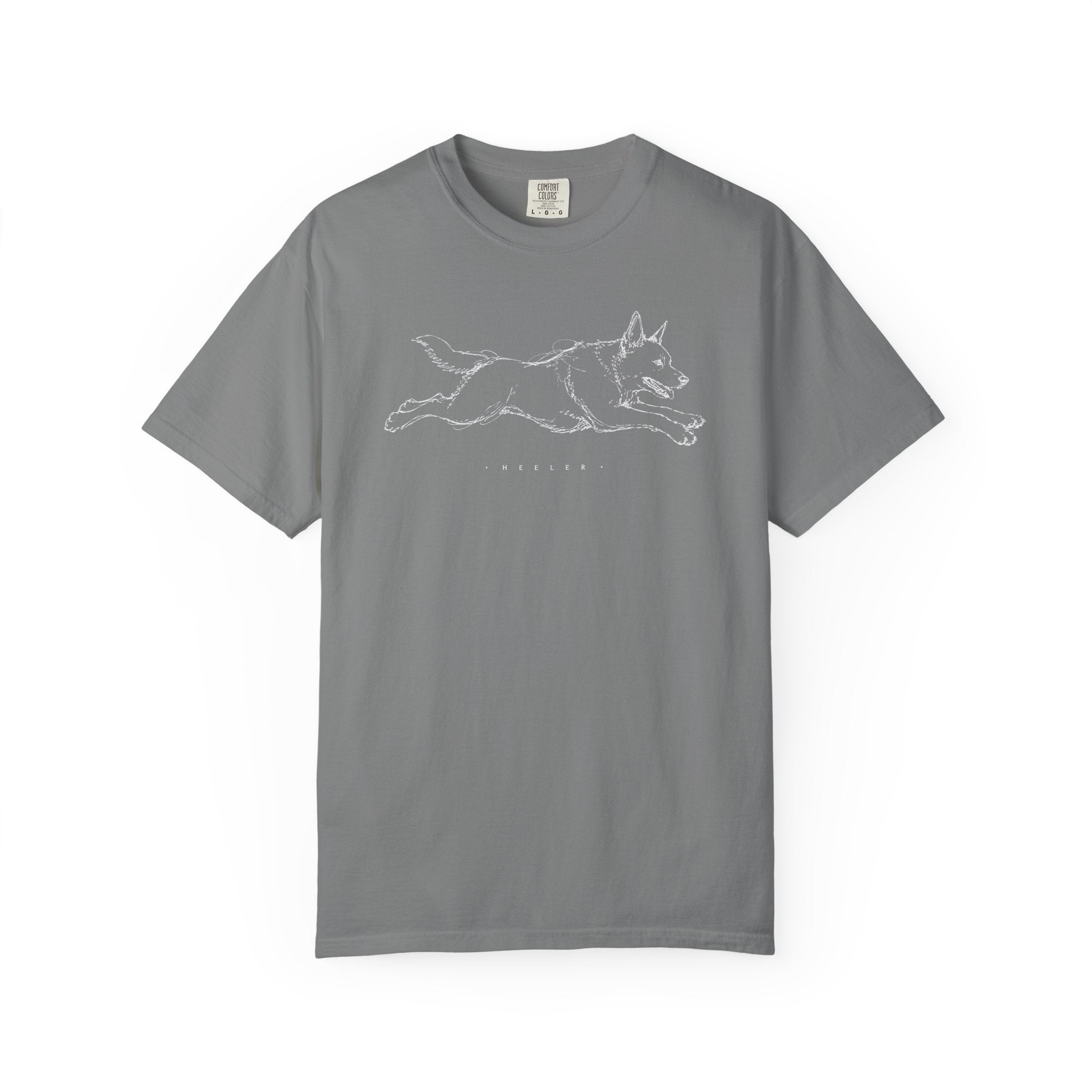 Heeler Line Art T-Shirt