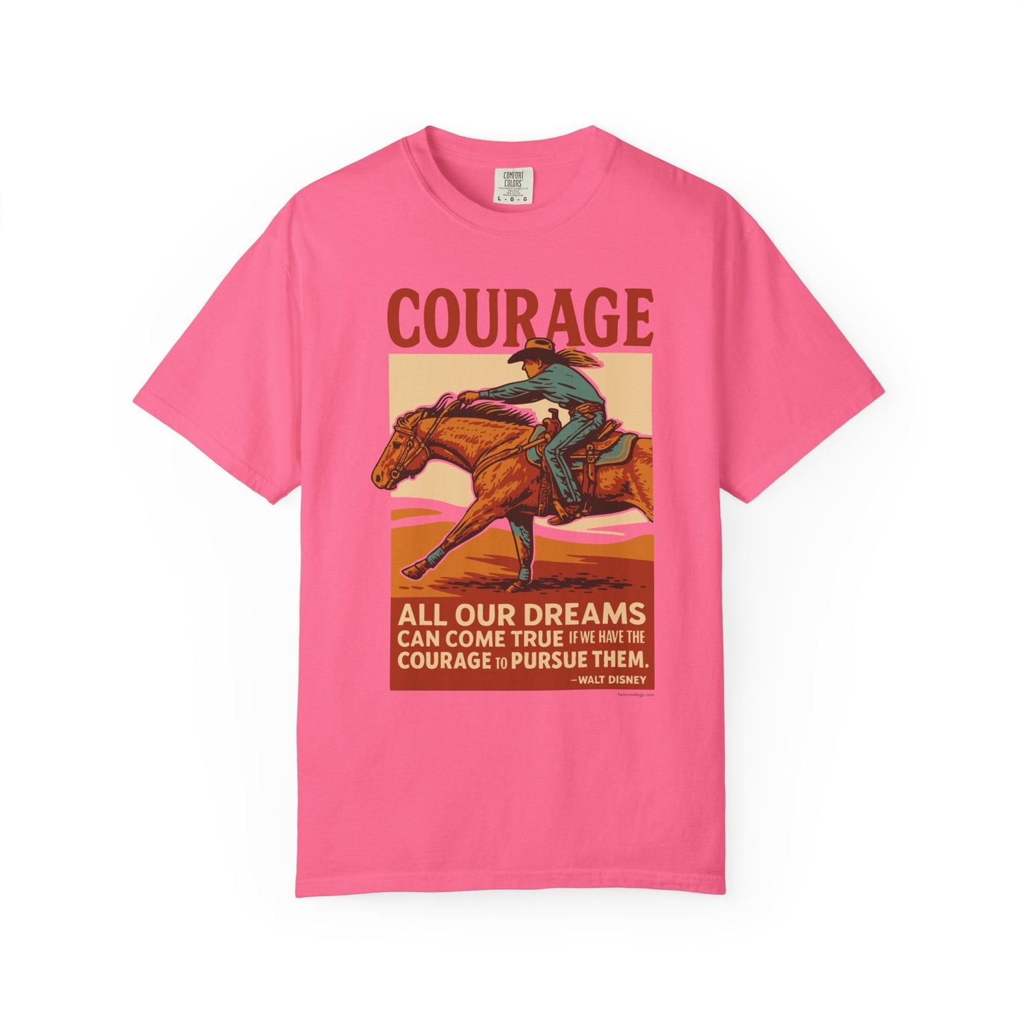 Barrel Racing Courage Graphic T-Shirt