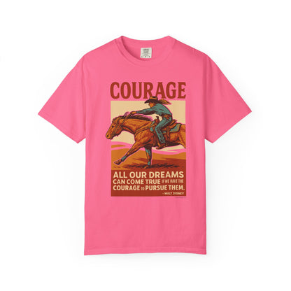 Barrel Racing Courage Graphic T-Shirt