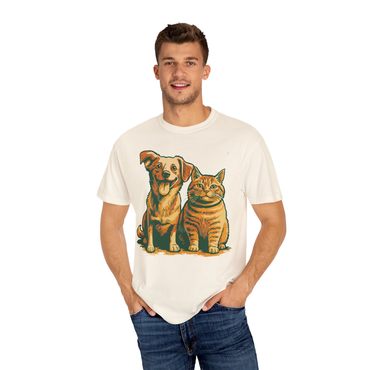 Odie and His Fat Cat Super-Soft Ranch Buddies TShirt