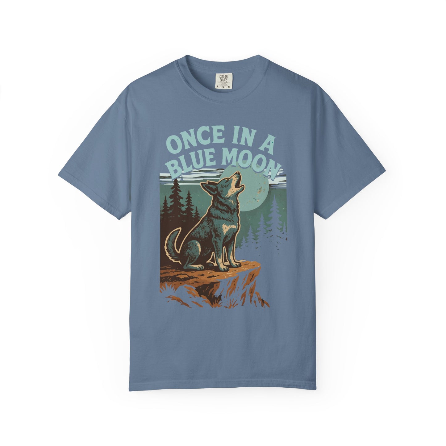 Blue Moon Unisex T-shirt with Blue Heeler Design