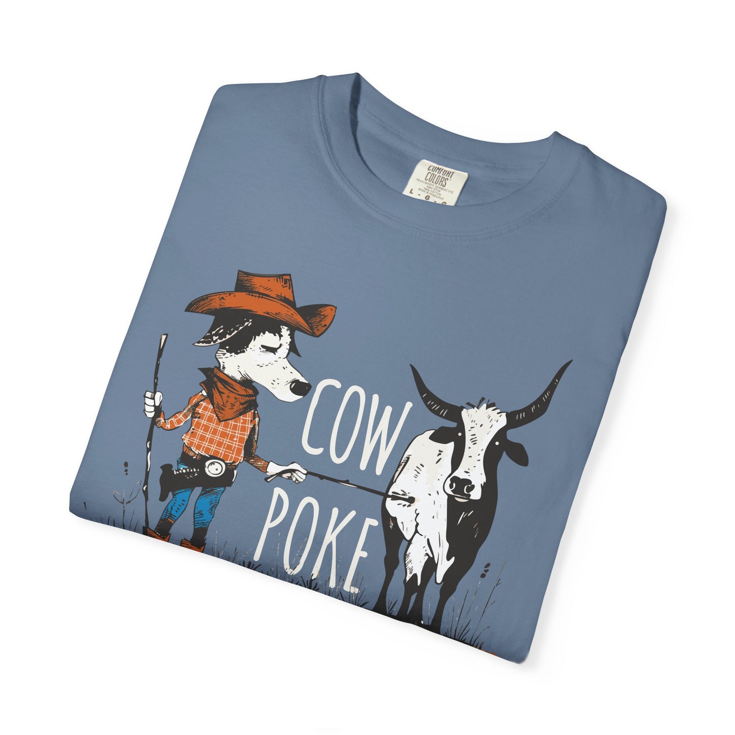 Cow Poke T-Shirt - Unisex Garment-Dyed