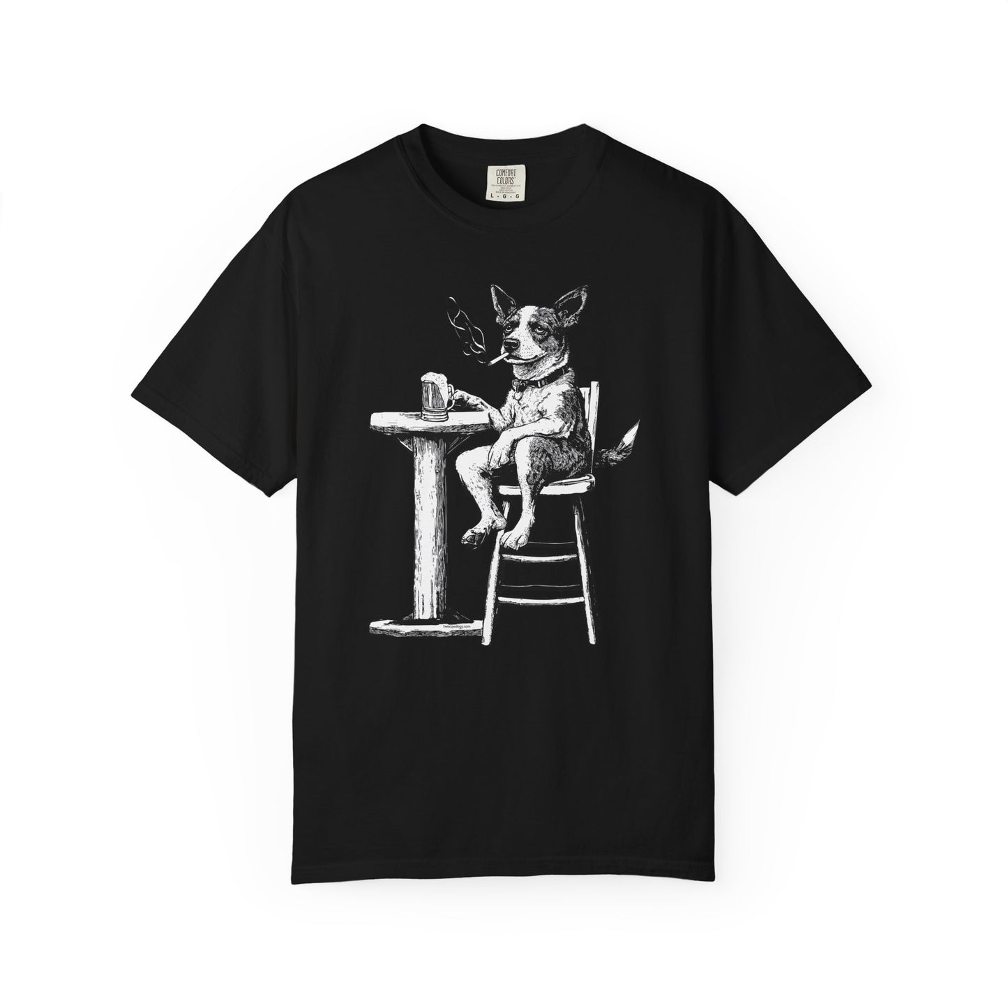 Dog Drinking Beer T-Shirt for Dog Lovers