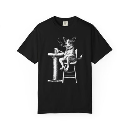 Dog Drinking Beer T-Shirt for Dog Lovers