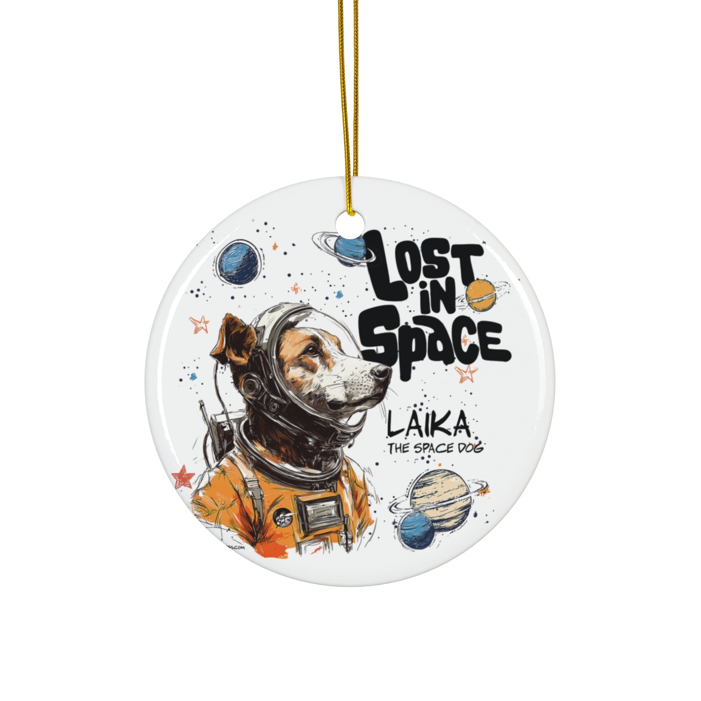 Laika, Lost in Space Dog Ornament