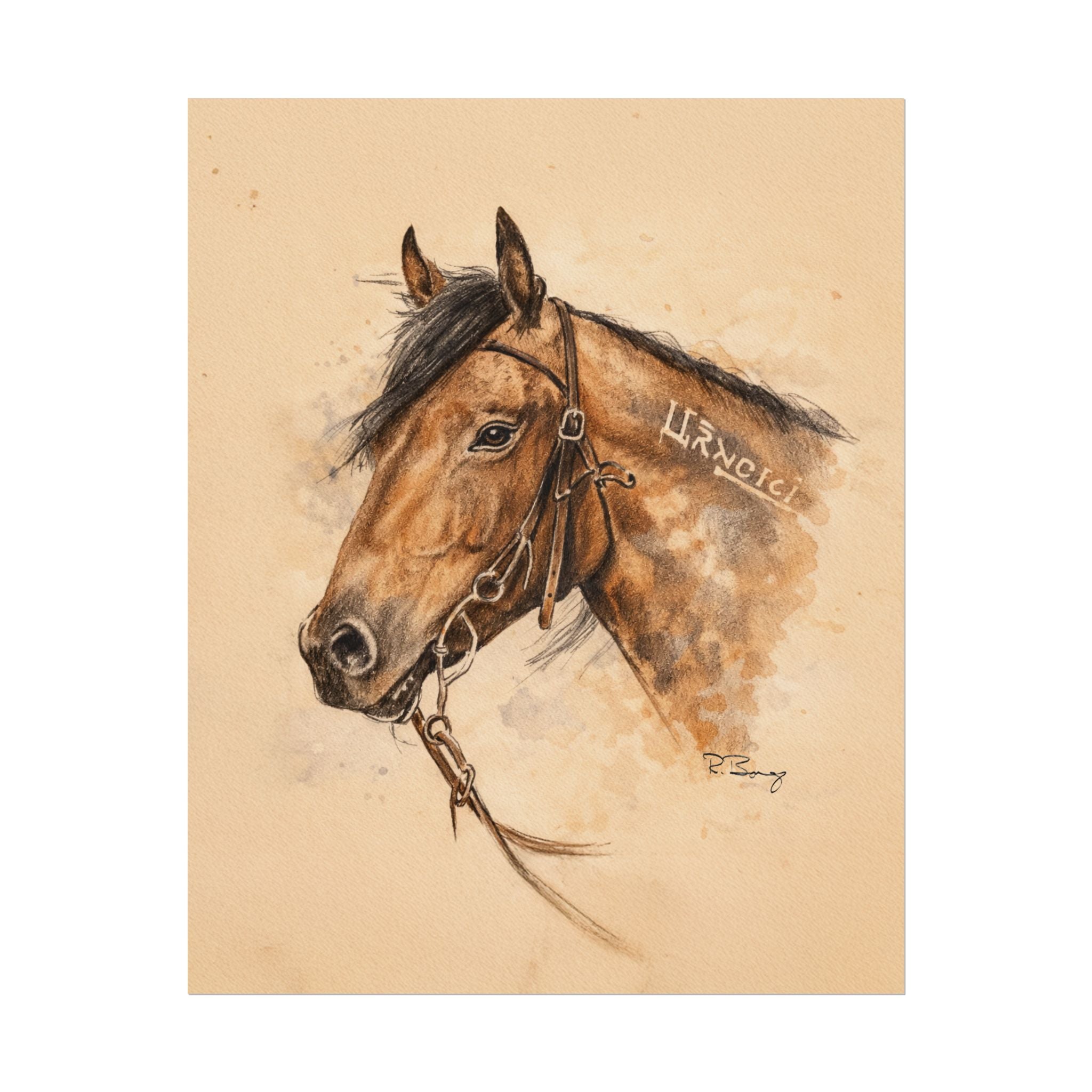 Mustang Color Print