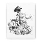 Ranch Roping, Custom Stretched Canvas