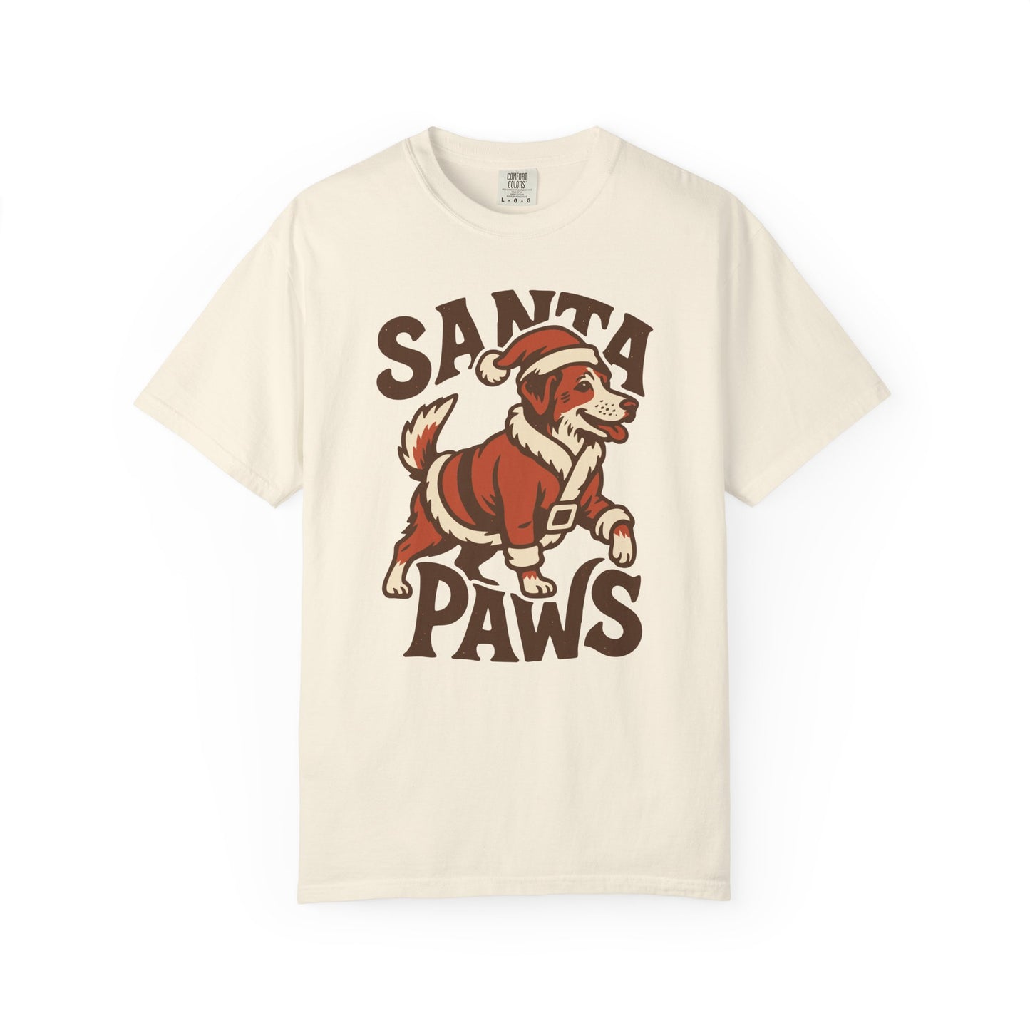 Santa Paws T-shirt - Western Christmas Cowboy Tee