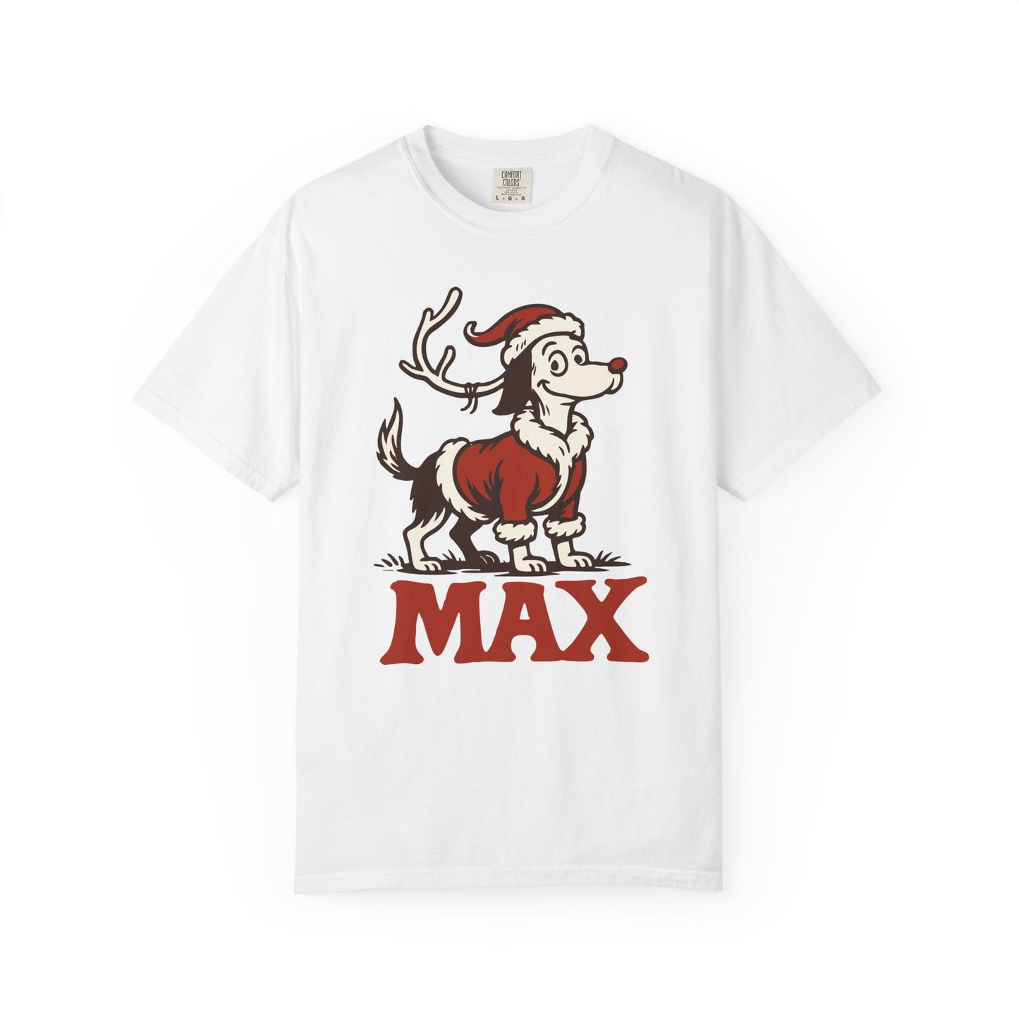 Max the Christmas Cowdog T-shirt