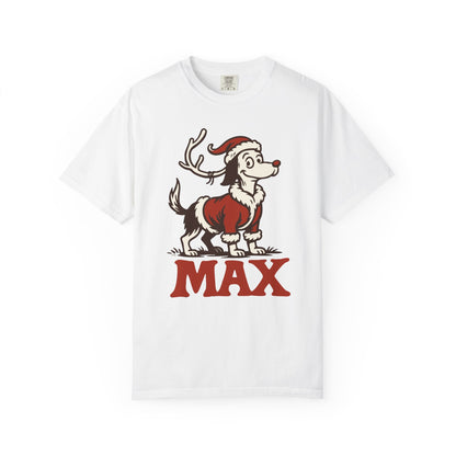 Max the Christmas Cowdog T-shirt
