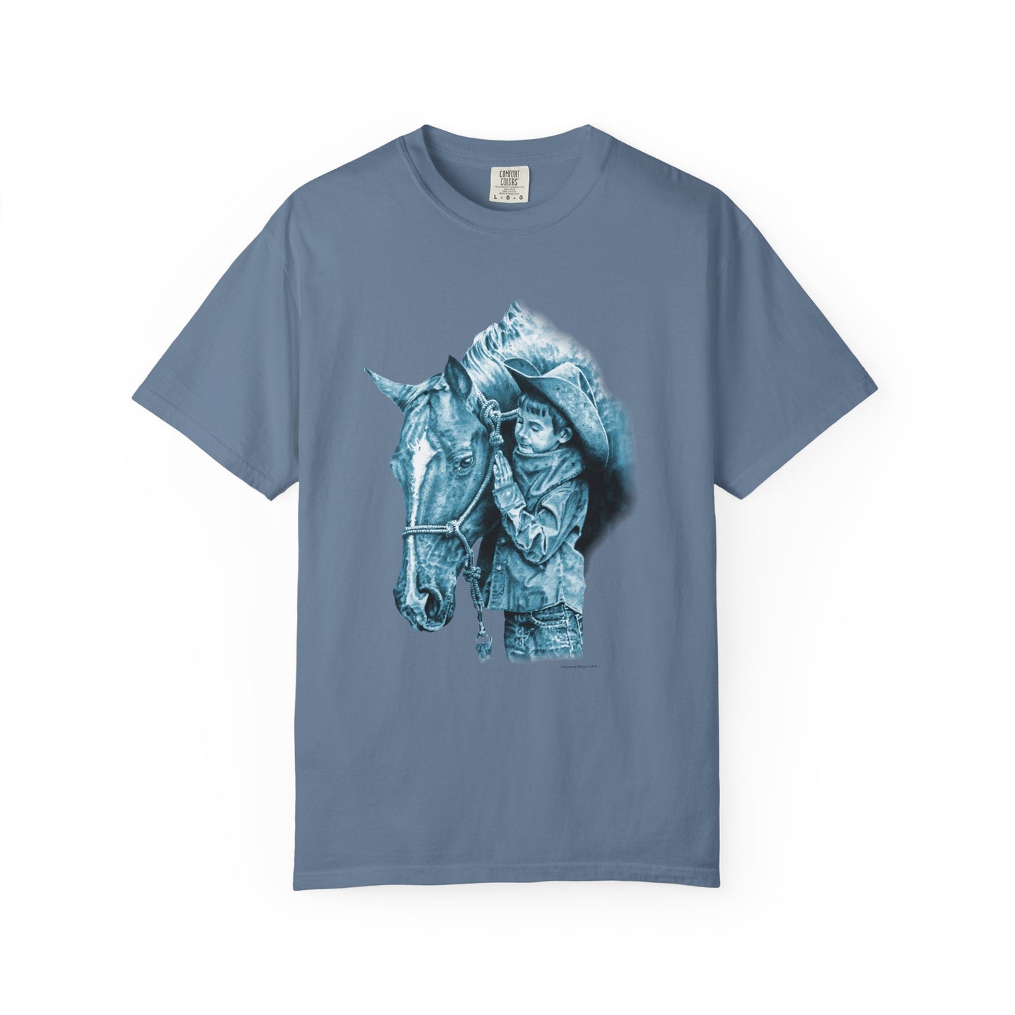 Horse Gift Tee Shirt, Cowkid gets pony for present