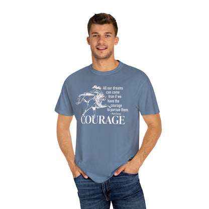 Courage Barrel Racing Garment-Dyed T-shirt