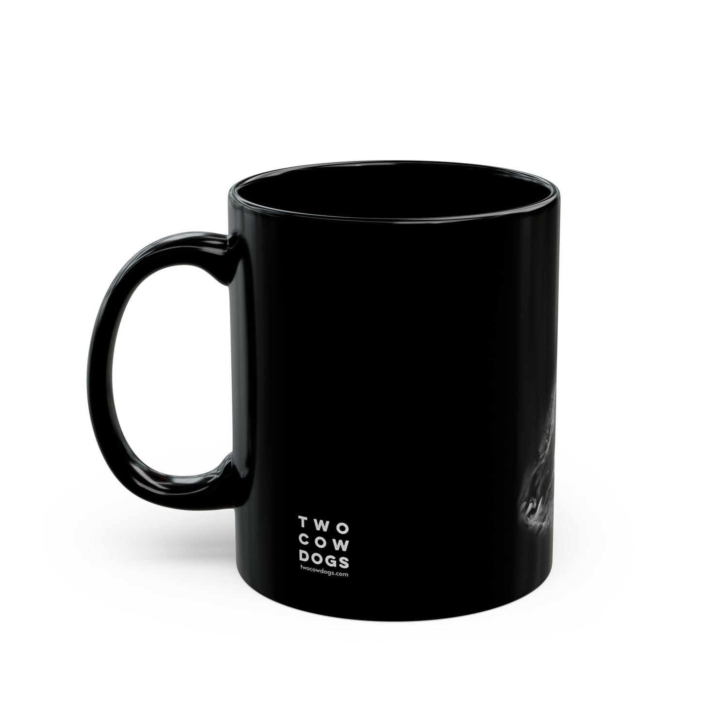 11oz Black Dog Black Mug