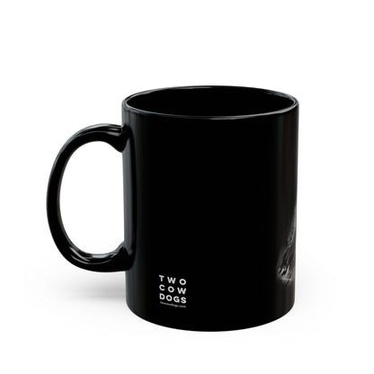 11oz Black Dog Black Mug