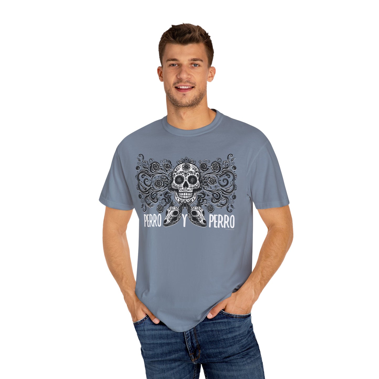 Perro y Perro T-Shirt, Dia De Los Muertos, Two Dogs
