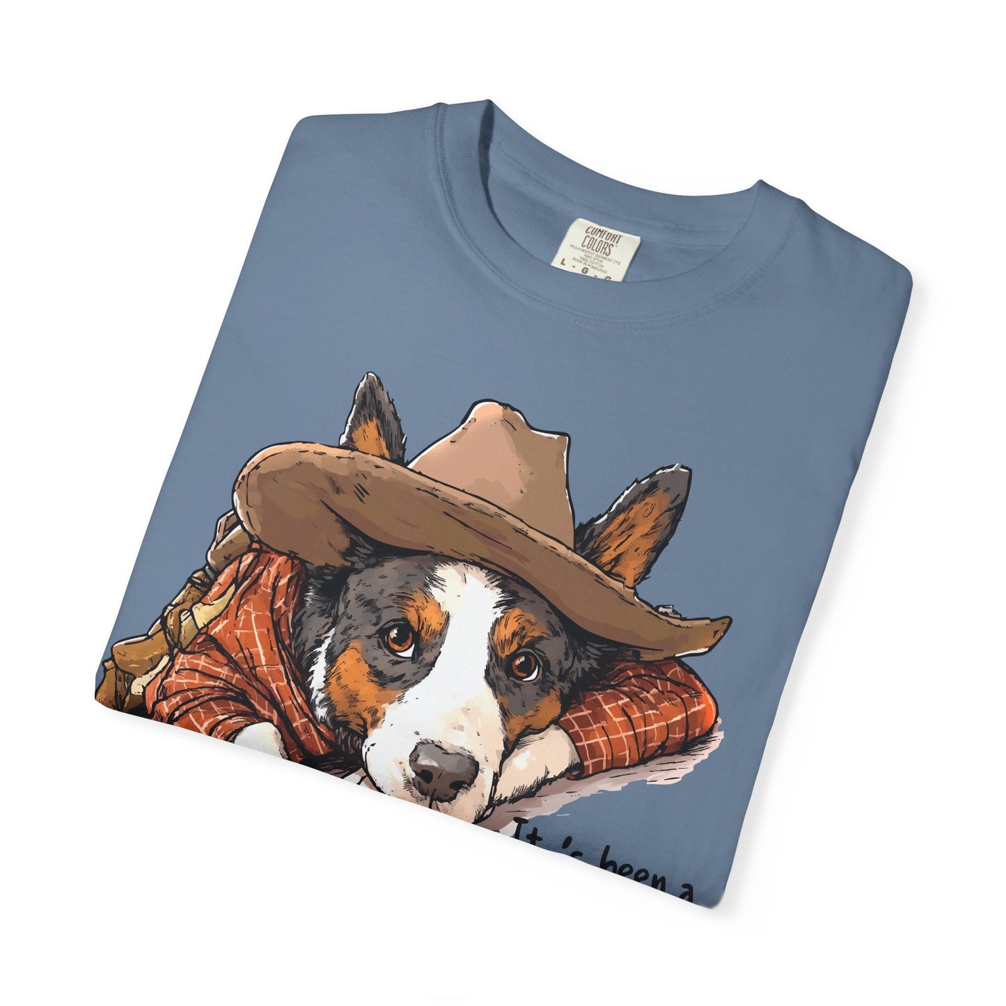 Garment-Dyed T-shirt Hard Days Night Cowdog Shirt