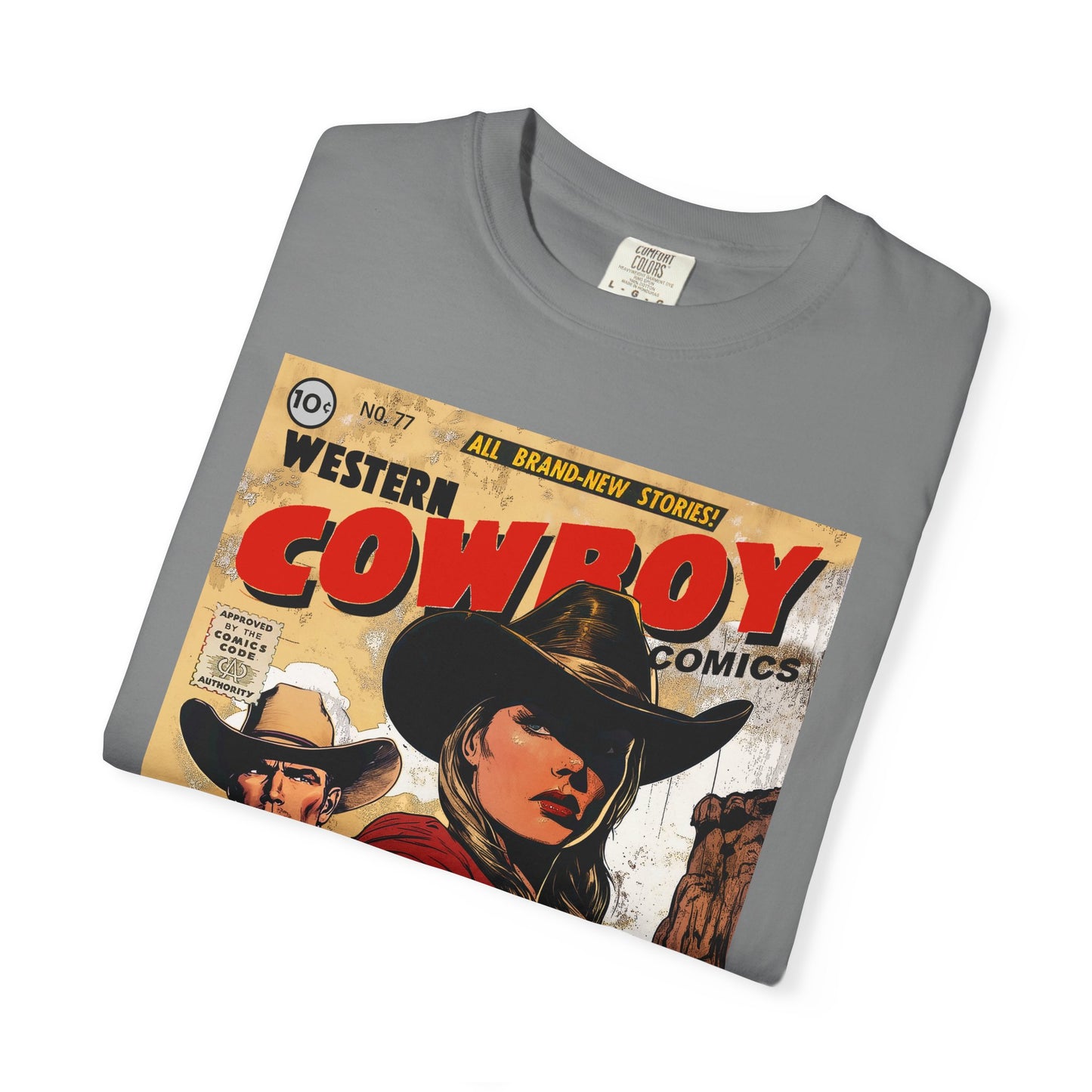 Western Comic Book T-Shirt - Ruby Don't Take Your Love to Town