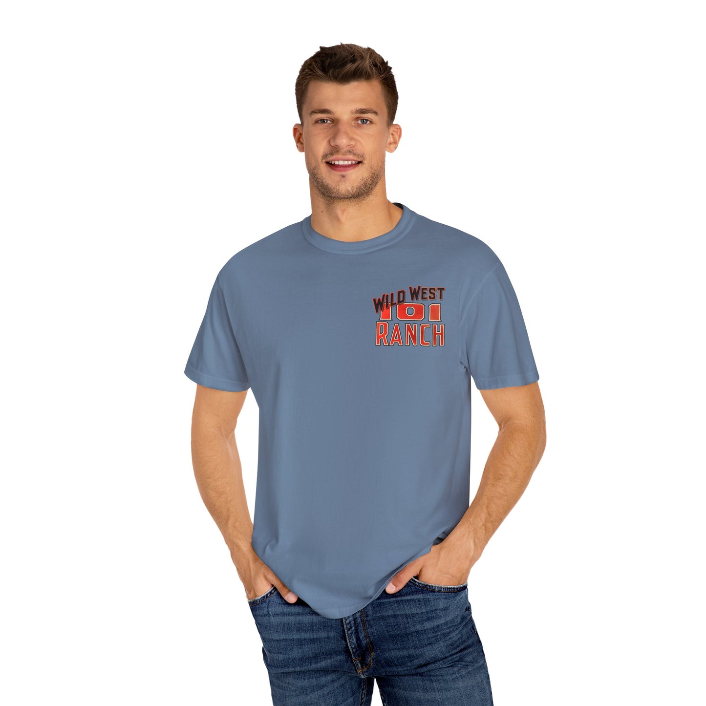 Vintage Wild West Rodeo T-Shirt, Front and Back