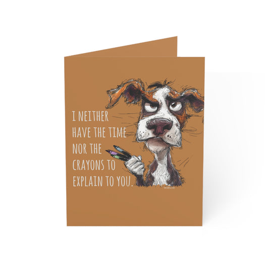 Time Nor Crayons Blank Notecards (envelopes included)