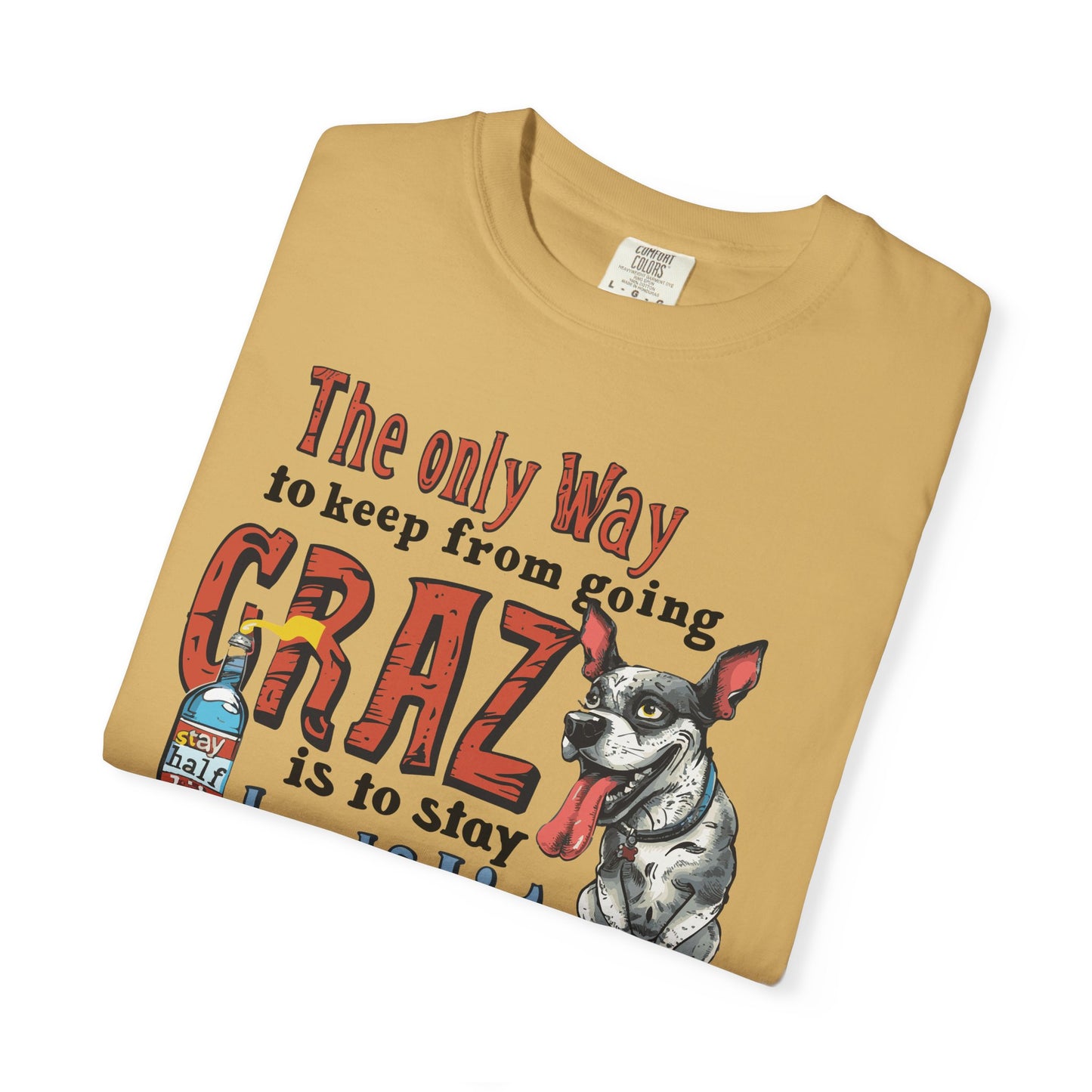 Crazy Half Lit Dog T-Shirt