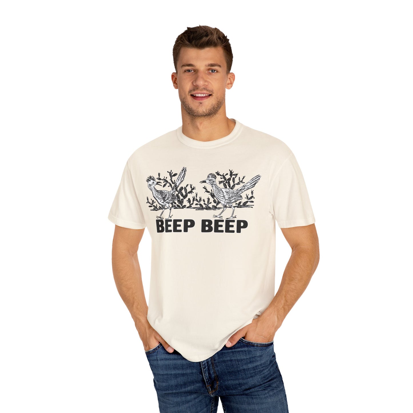 Beep Beep Roadrunner Garment-Dyed T-shirt