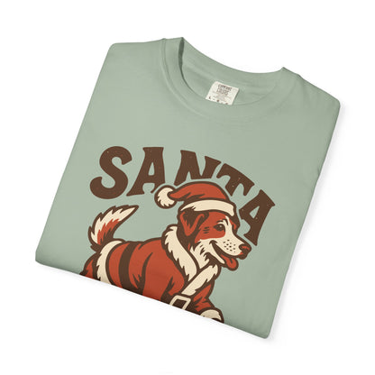 Santa Paws T-shirt - Western Christmas Cowboy Tee