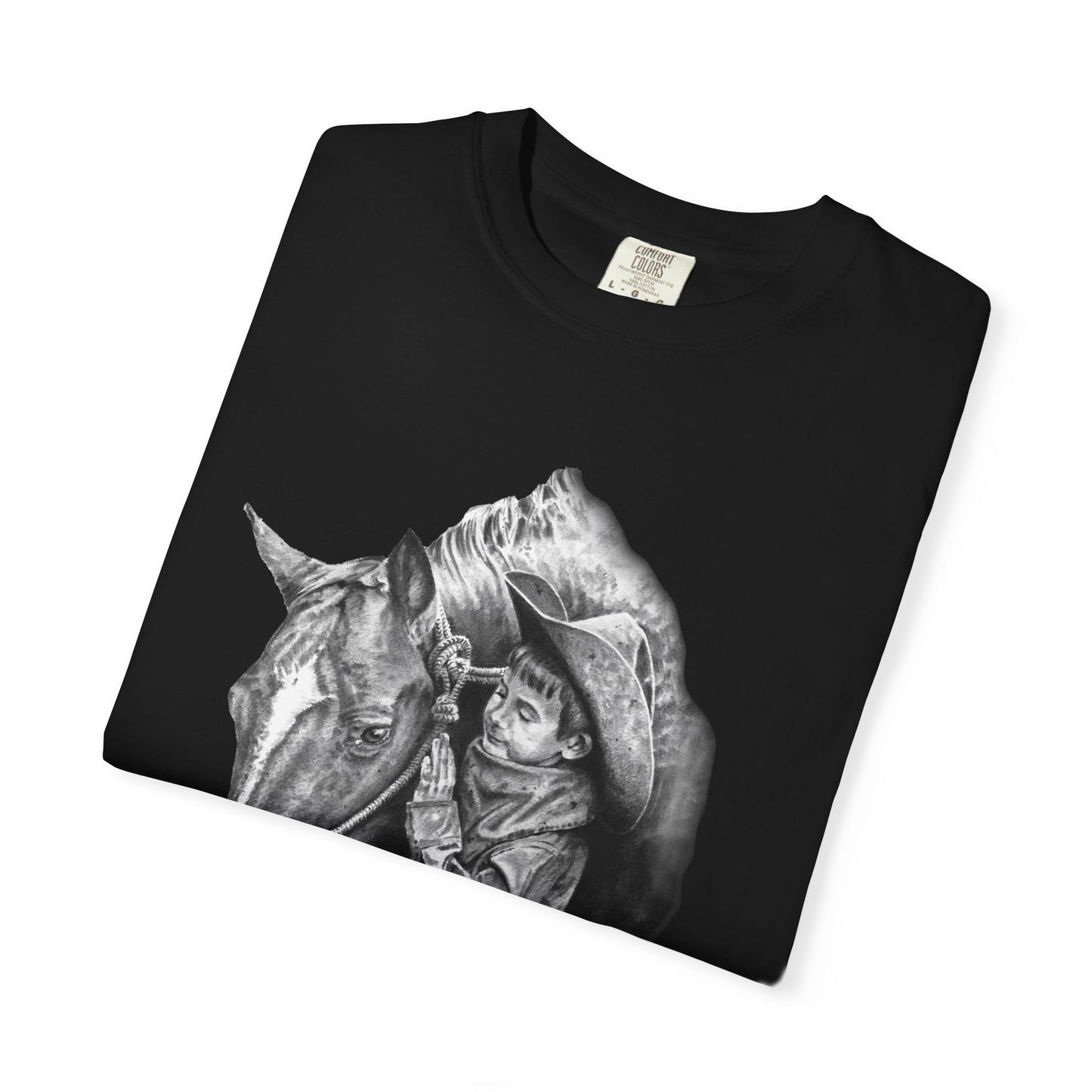 Horse Gift Tee Shirt, Cowkid gets pony for present