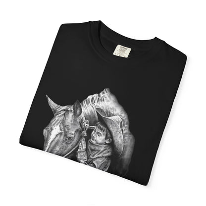 Horse Gift Tee Shirt, Cowkid gets pony for present